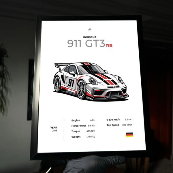PORSCHE 911 Gt3 RS Cuadro